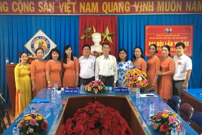 Đại hội Chi bộ trường Tiểu học Thị trấn Mộ Đức năm 2021-2022